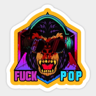 FUCK POP Sticker